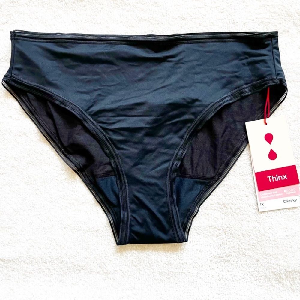 THINX CHEEKY NWT ABSORBENT UNDERWEAR SIZE 1X LEAK PROTECTION WASHABLE